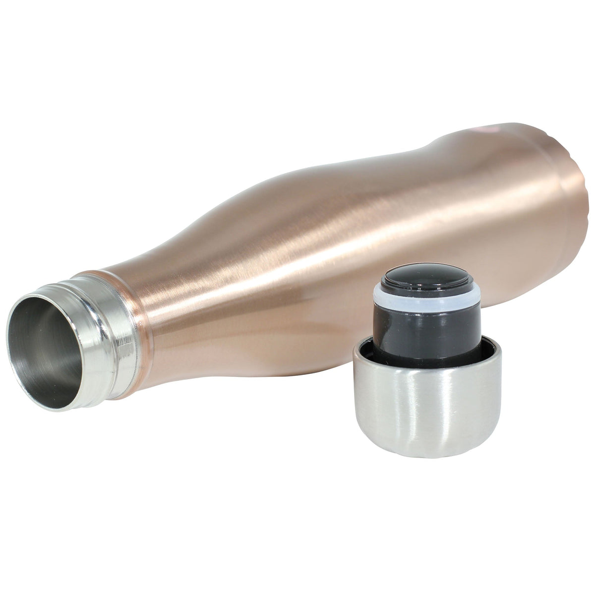 Termoflaske "Curve" Stål - rose champagne