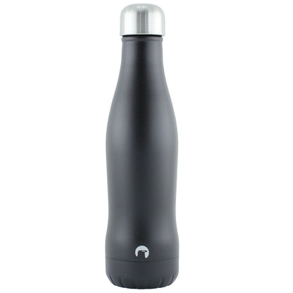 Termoflaske "Curve" Stål - solid black