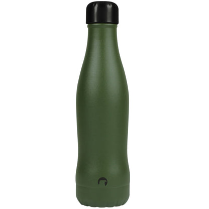 Termoflaske "Curve" Stål - solid green