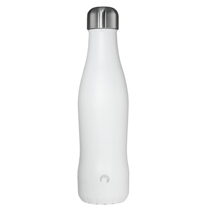 Termoflaske "Curve" Stål - solid white